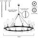 preview thumbnail 8 of 20, Black Wagon Wheel Chandelier Modern Farmhouse Chandelier