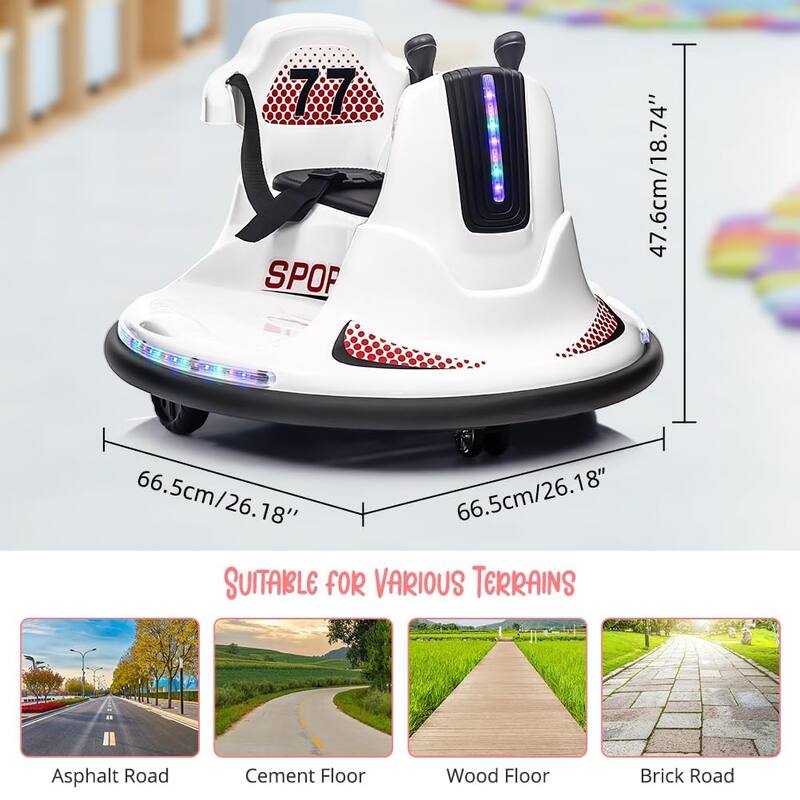 Bumper Cars for Toddlers, Electric Ride On Car