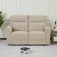 preview thumbnail 5 of 118, MCombo 64.6" Wall Hugger Power Loveseat Fabric Recliner Sofa with USB Ports