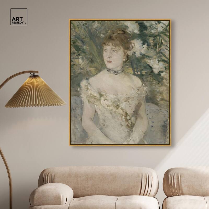 Young Girl in a Ball Gown Canvas by Art Remedy