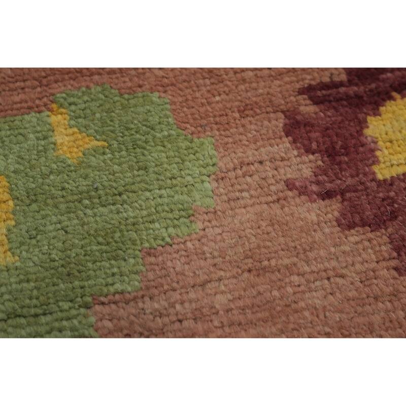 Vegetable Dye Gabbeh Turkish Area Rug Handmade Wool Carpet - 8' 10'' X 5' 11''