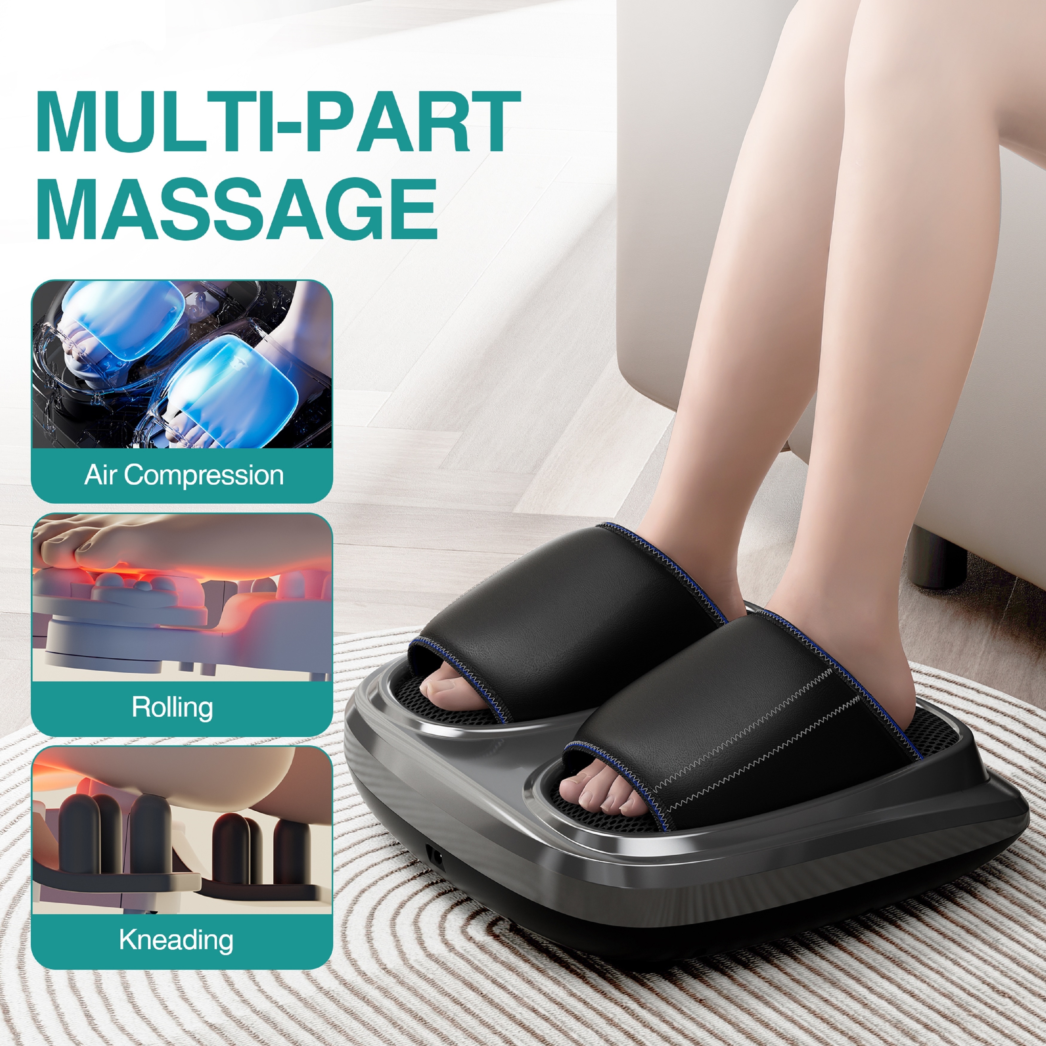 wireless vibration monitor HoMedics Shiatsu Kneading and Vibration Electric Massage Cushion with Heat  : Target main image 0