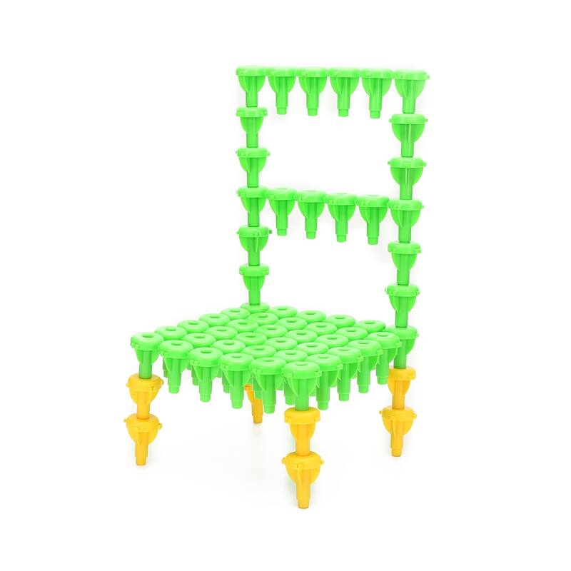 Building Block Set with 96 Pegs