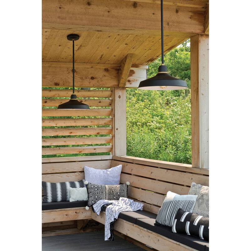 Hinkley Lighting Foundry Single Light 16" Wide Outdoor Pendant