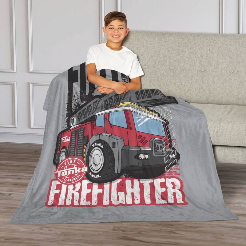 Hasbro Tonka Silk Touch Throw Blanket