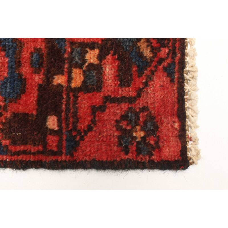 ECARPETGALLERY Hand-knotted Andelz Red Wool Rug - 2'11 x 6'4