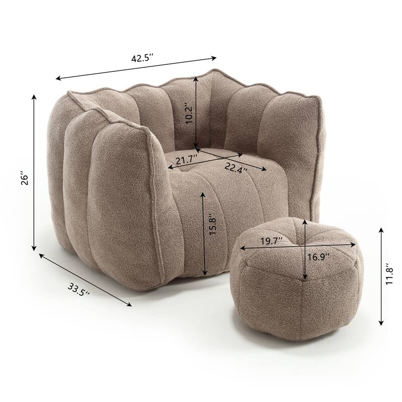 Bean Bag Chair for Adults to Gaming,Reading,and Watching TV
