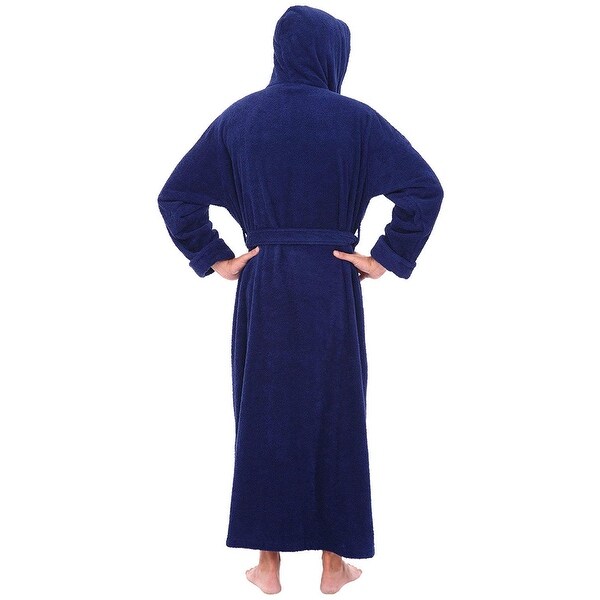 ross michaels mens hooded robe