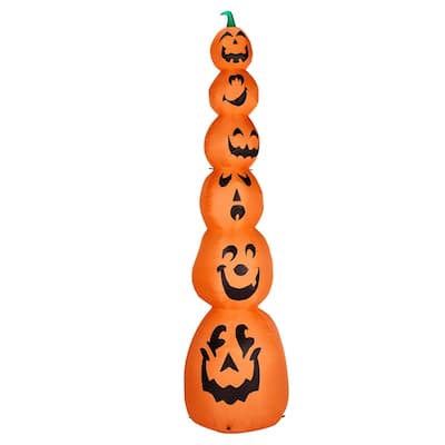 9FT Halloween Inflatable Stacked Pumpkins Outdoor Decoration