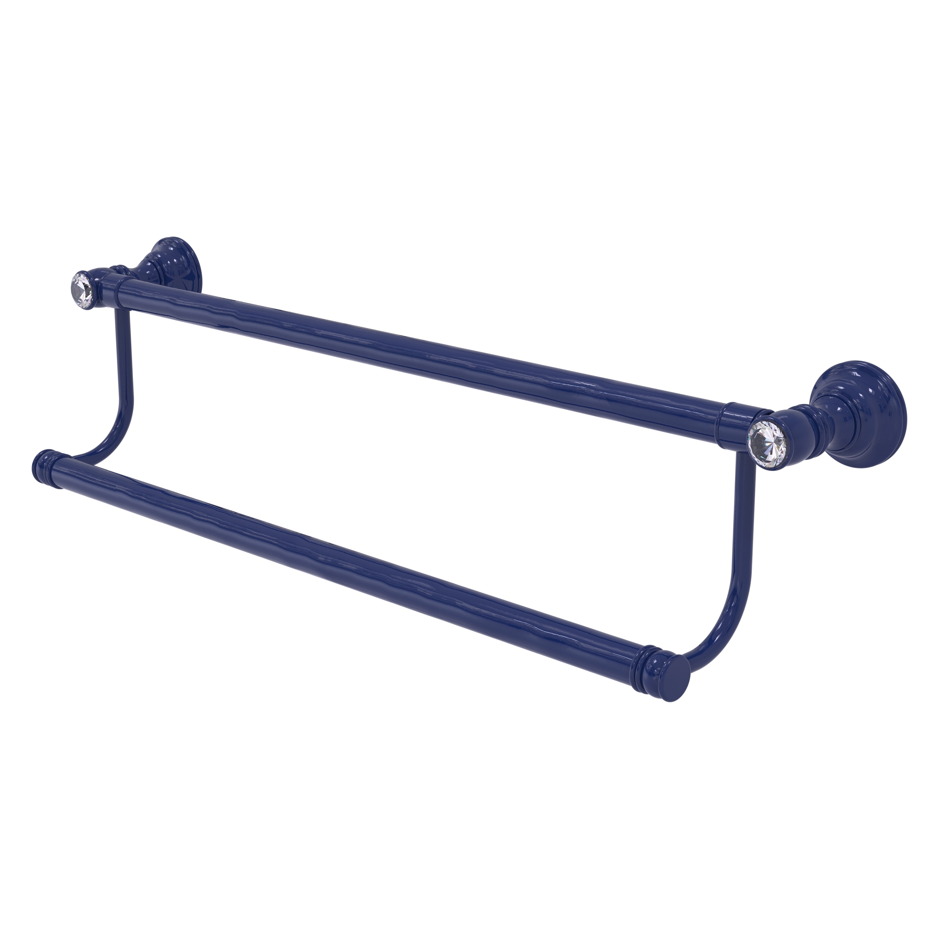 Allied Brass Carolina Crystal Collection 18 Inch Double Towel Bar