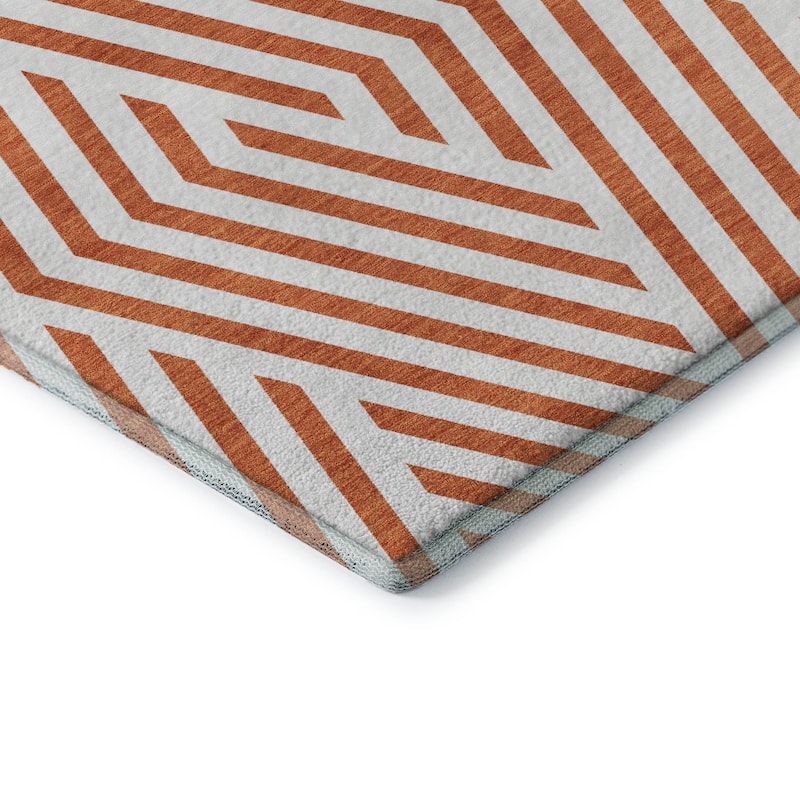 Premium Washable Super Soft Contemporary Geo Mayfield Rug