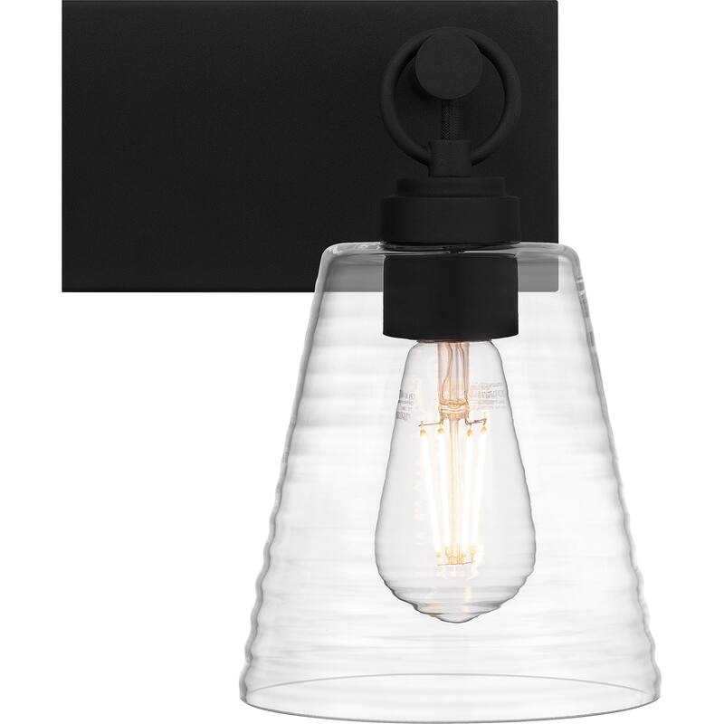 Dacosta 2-Light Earth Black Bath Light