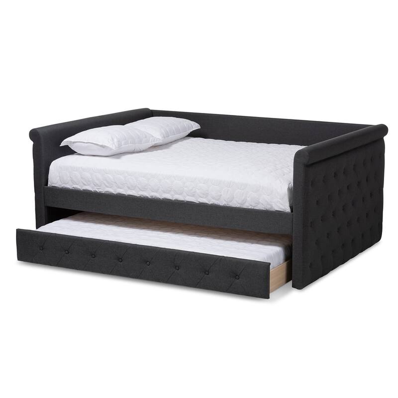 Modern and Contemporary Fabric Upholstered Size Daybed