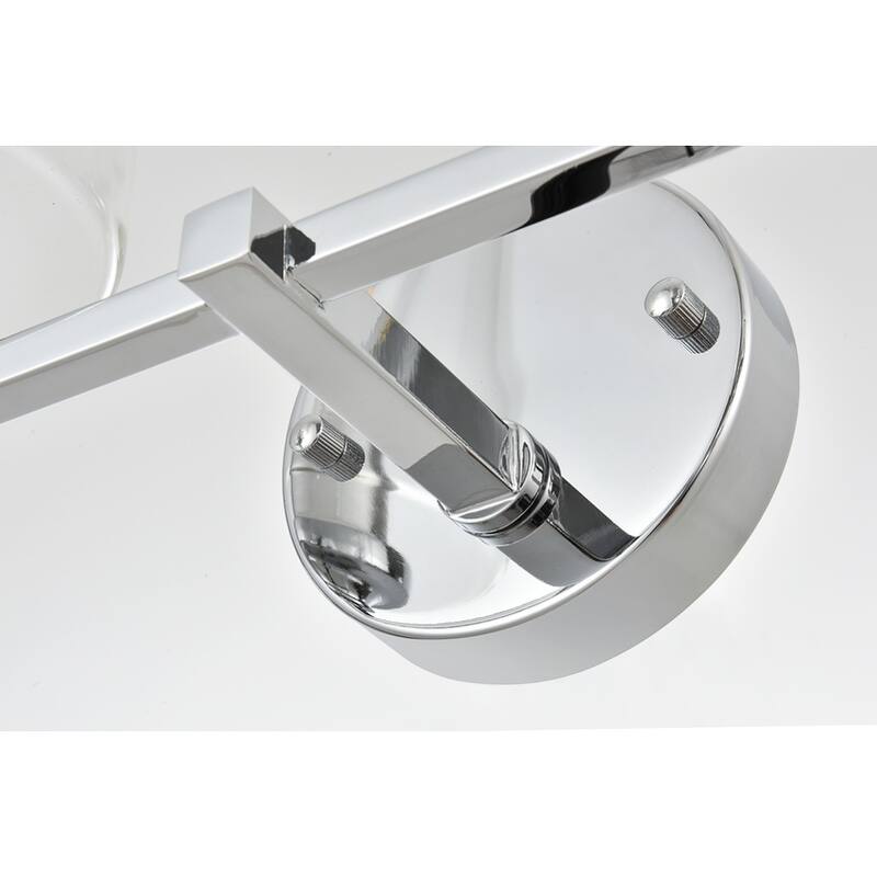 Roman 1 Light Black and Clear Bath Sconce