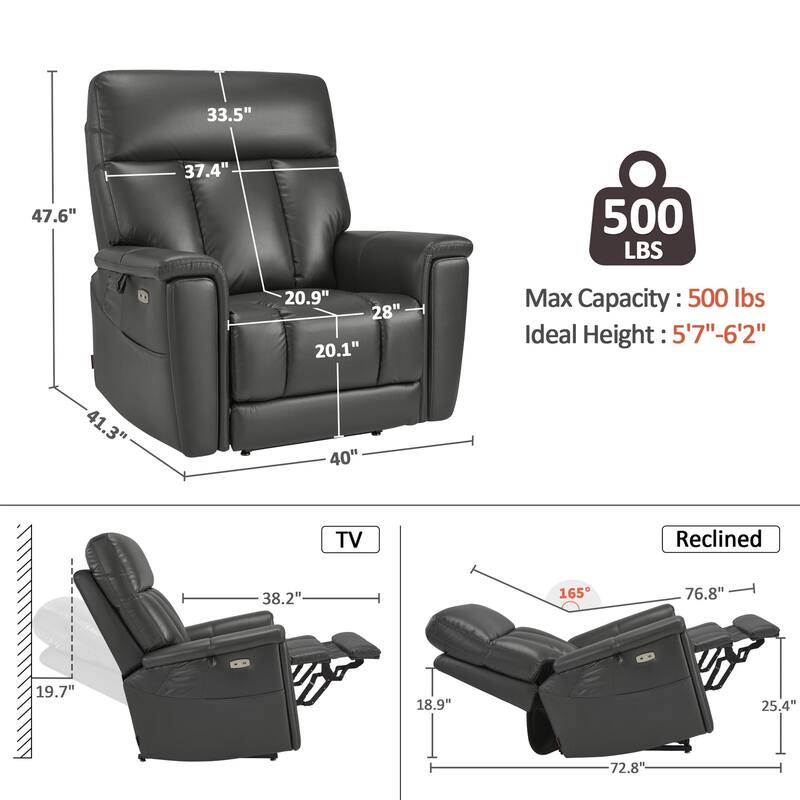 MCombo Heavy Duty Lift Chair for Elderly, Extra Wide Dual Motor Power Lift Recliner 450lbs