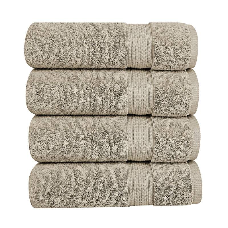 A1HC Bath Sheet 500 GSM 100% Ring Spun Cotton Low Lint, Ultra Soft, Highly Absorbent Quick Drying Bathroom Sheet Sets