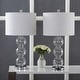 preview thumbnail 20 of 63, JONATHAN Y Ella 27" Glass Triple-Sphere LED Table Lamp, Mercury Silver/Chrome (Set of 2)