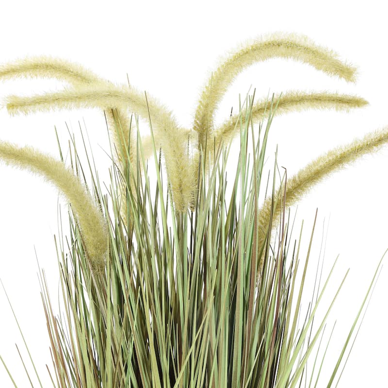 SAFAVIEH Lorri Faux 21" Potted Grass Plant - 15"W x 15"D x 21"H - 15Wx15Dx21H