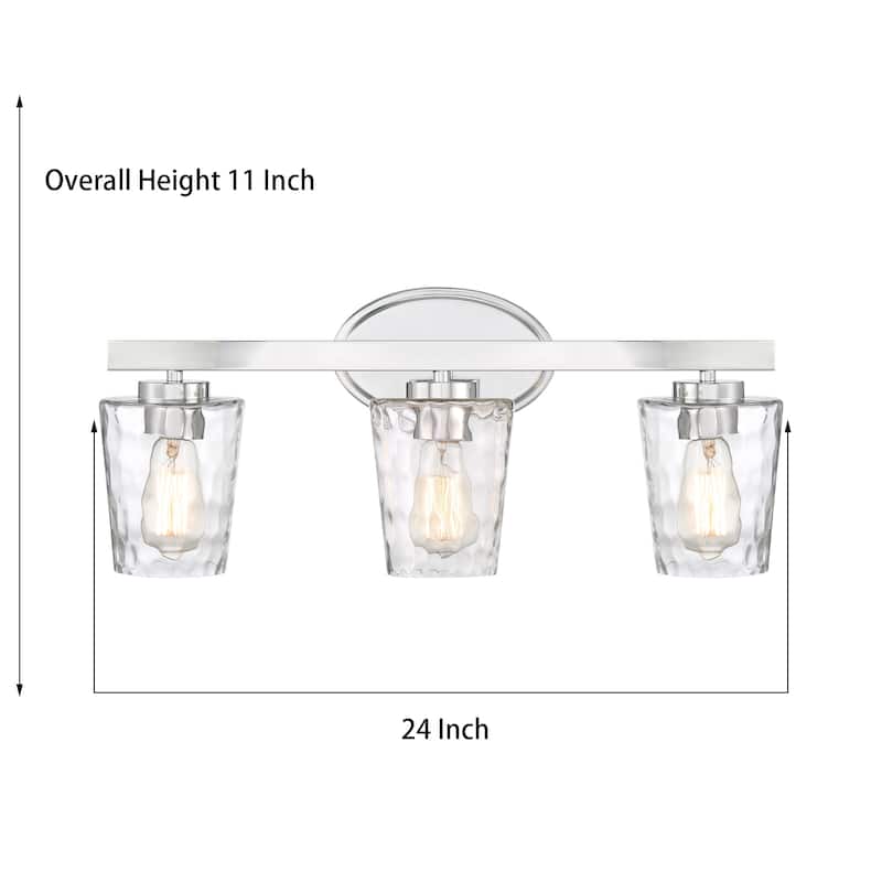 Acroma Modern Bathroom Vanity Light Art Glass Wall Sconce
