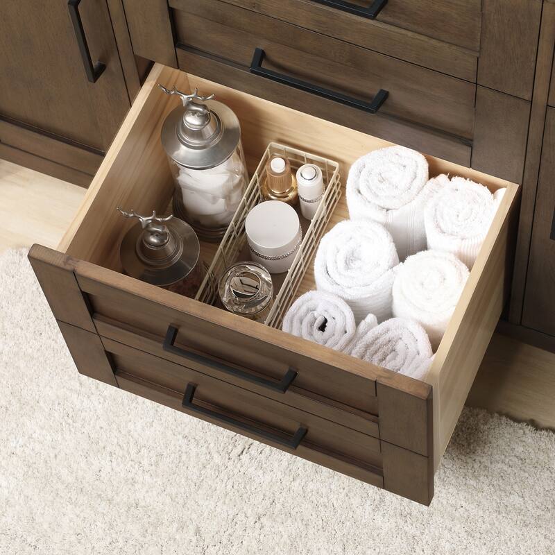 OVE Decors Tahoe 48 in. Modern Almond Latte Vanity