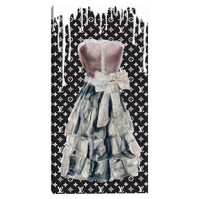 Dress in Mauve Canvas Art Print
