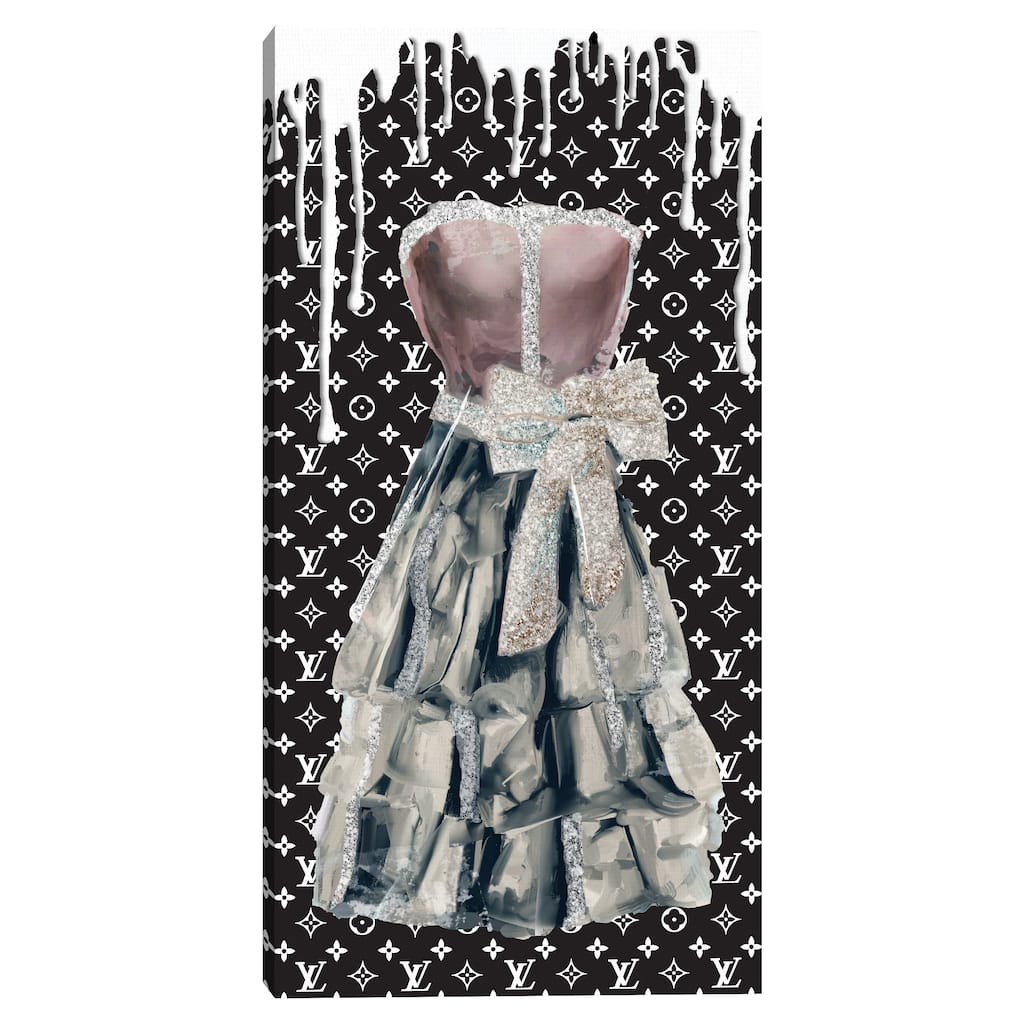 Dress in Mauve Canvas Art Print