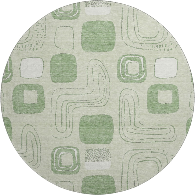 Premium Washable Super Soft Contemporary Elements Mayfield Rug