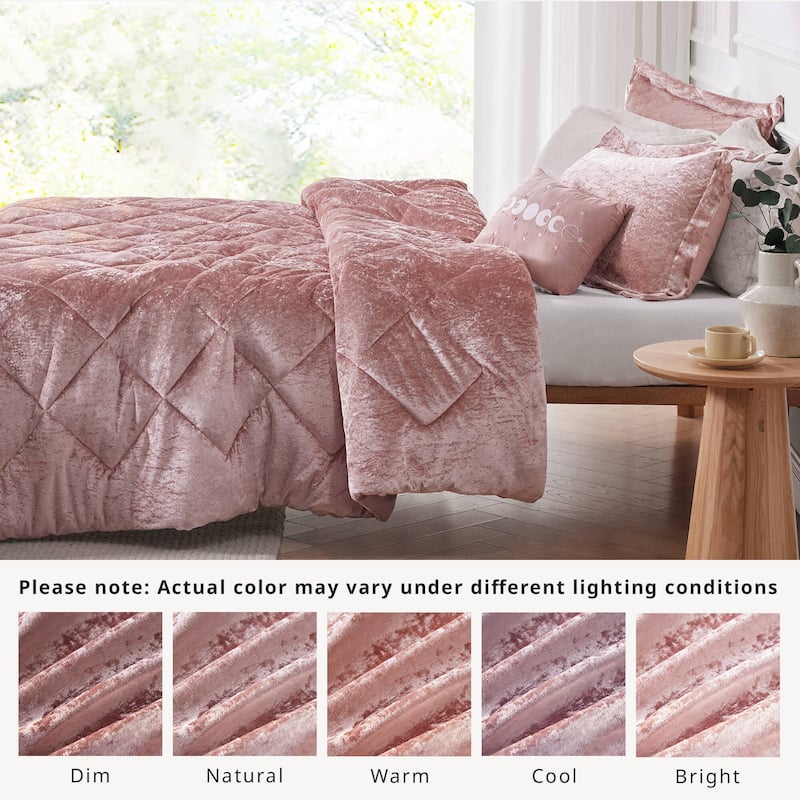 Intelligent Design Isabel Velvet Duvet Cover Set (Insert Excluded)