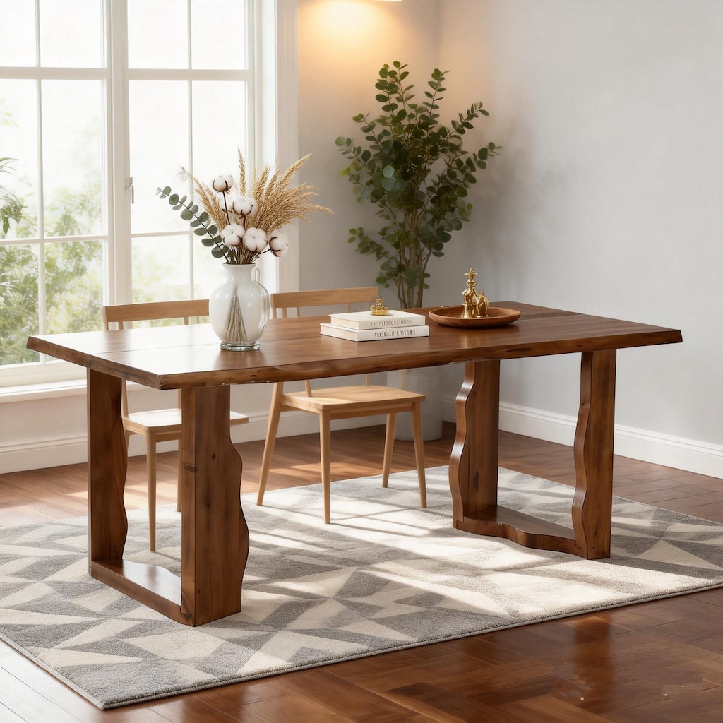 Rustic Kitchen Table For 4-6 Person