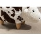 preview thumbnail 15 of 13, Kids Fun Happy Cow Animal Storage Ottoman Stool