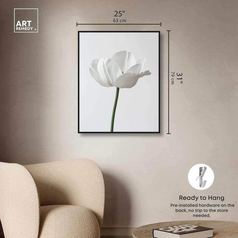 Pearl Floret Canvas by Art Remedy