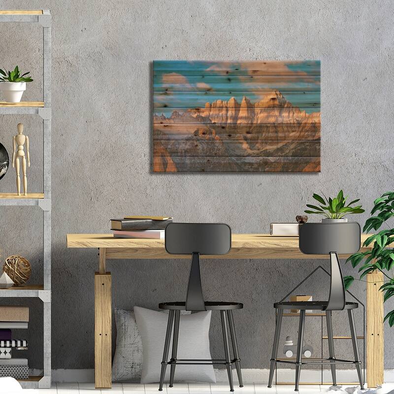 Dawn Light On Mount Whitney As Seen From The Alabama Hills I, Sequoia National Park, CA, USA Print On Wood by Russ Bishop