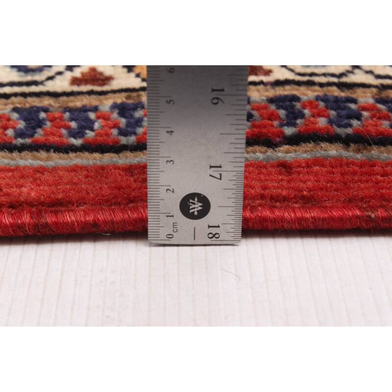 ECARPETGALLERY Hand-knotted Konya Anatolian Red Wool Rug - 3'5 x 9'8