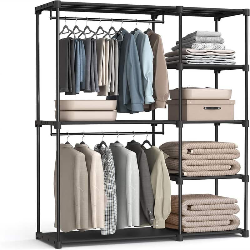 Freestanding Closet Organizer -  48.8"L x 16.9"W x 71.7"H