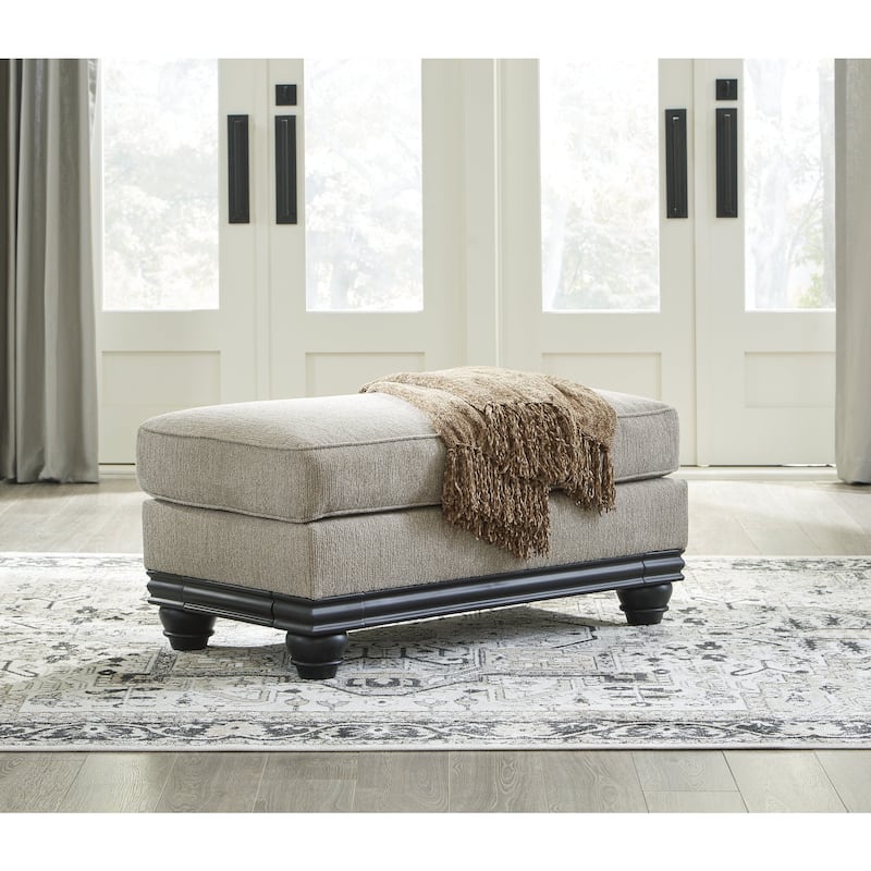 Signature Design by Ashley Elbiani Gray Ottoman