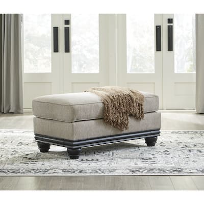 Signature Design by Ashley Elbiani Gray Ottoman