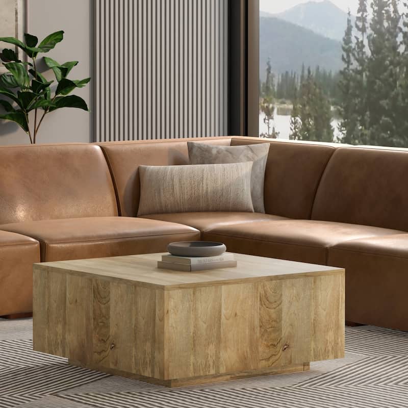 WYNDENHALL Biggs Corner Sofa Module - Caramel Brown