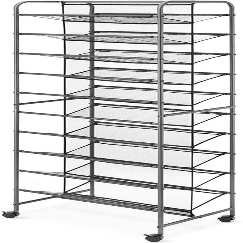 Top Shoe Rack - 17"D x 24.6"W x 63.78"H