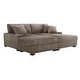 preview thumbnail 51 of 116, Modular Armchair and Ottoman Set with Adjustable Headrest, Flannel Upholstery