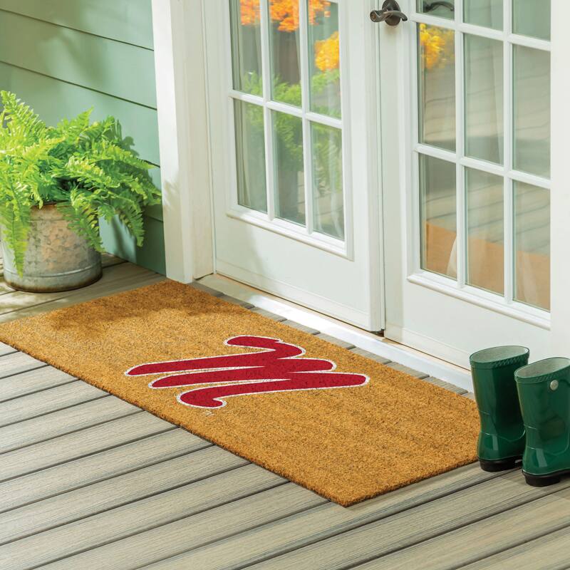 University of Mississippi Full Color Indoor/Outdoor Coir Mat - 60" x 24"