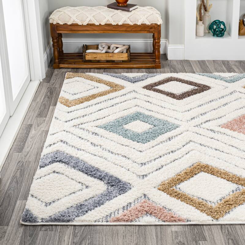JONATHAN Y Aziza Beach Strie' Striped Area Rug