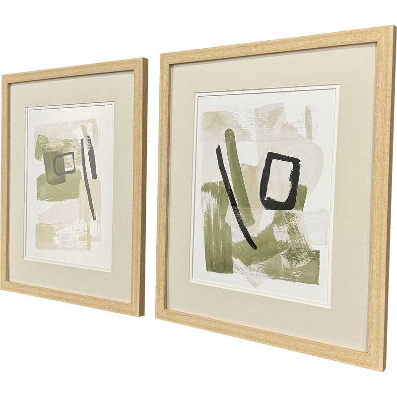 Paragon Sage Treasures II Framed Art - Set of 2