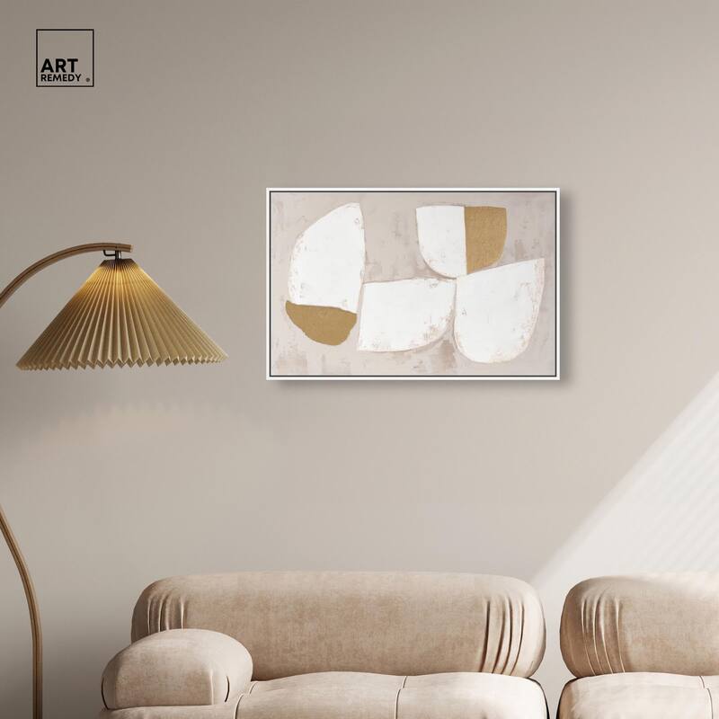 Gilded Cairn III Canvas by Art Remedy