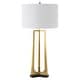 preview thumbnail 4 of 6, Uttermost Crossroads Brass Table Lamp - 32.5'' H X 16'' W X 16'' D