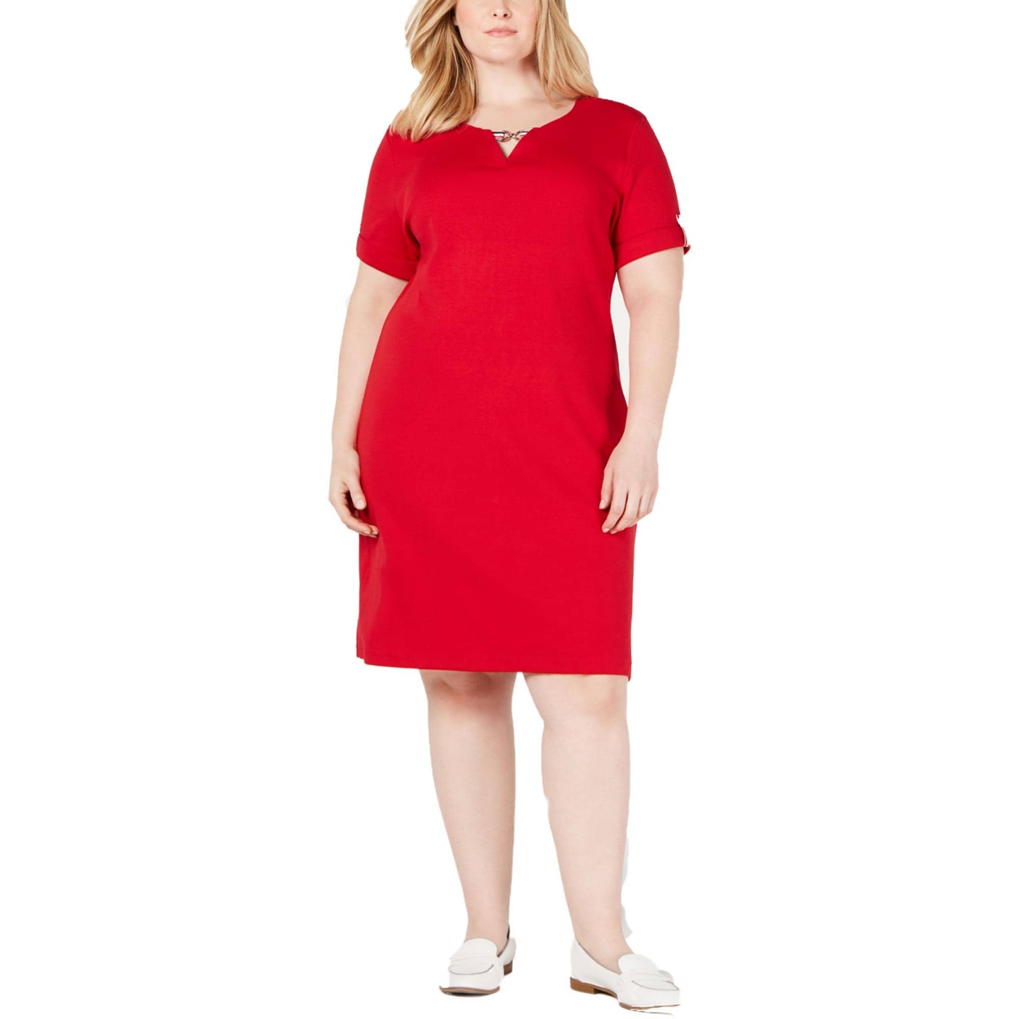 red sport dress