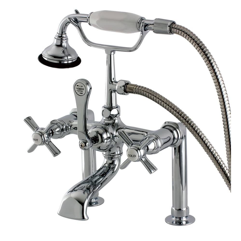 Kingston Brass Millennium Deck Mounted Clawfoot Tub Filler Trim with