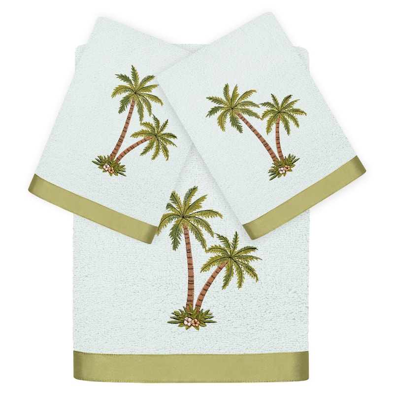 Authentic Hotel and Spa Turkish Cotton Palmera 3 PC Towel Set - 3-Piece