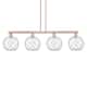 Option Antique Copper / Clear Glass with White Rope