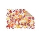 preview thumbnail 1 of 7, Cordelia Quilted Fall Leaves Watercolor Placemat Set of 6