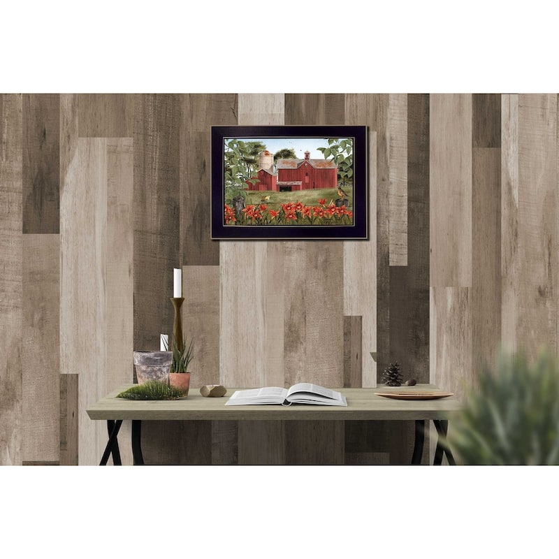 TrendyDecor4U Contemporary "Summer Days" Framed Print Wall Art by Billy Jacobs